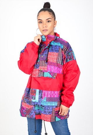 VINTAGE UNBRANDED WINDBREAK JACKET J1133