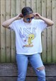 VINTAGE 1996 LOONEY TUNES USA PRINTED T SHIRT IN WHITE