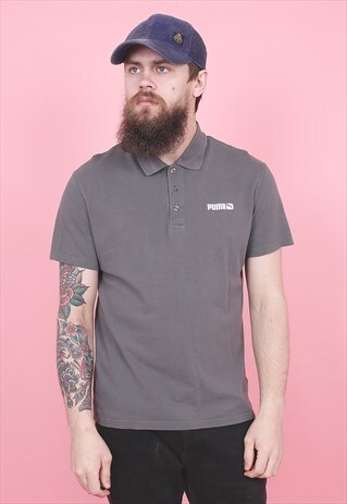 VINTAGE PUMA POLO SHIRT /R6106