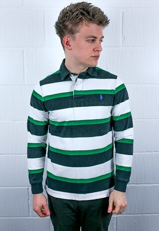 VINTAGE RALPH LAUREN RUGBY POLO SHIRT