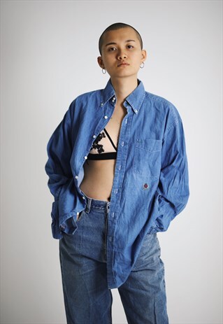 VINTAGE TOMMY HILFIGER DENIM SHIRT