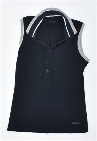 VINTAGE 90'S CALVIN KLEIN POLO SHIRT BLACK