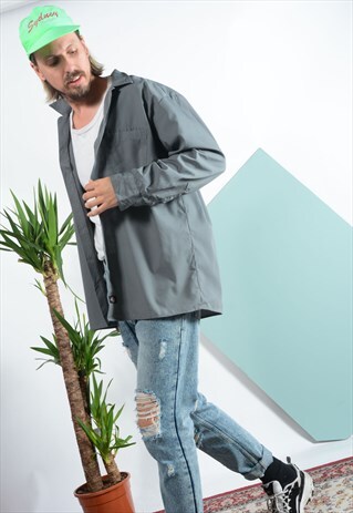 VINTAGE DICKIES WORKWEAR SHIRT IN GREY