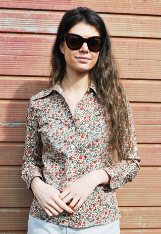 VINTAGE 70S FLORAL SHIRT