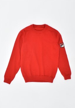 Vintage Fila Jumper Sweater Red