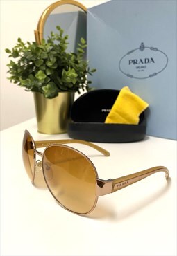 Prada SPR 54L Oversized 60s Style Sunglasses. 