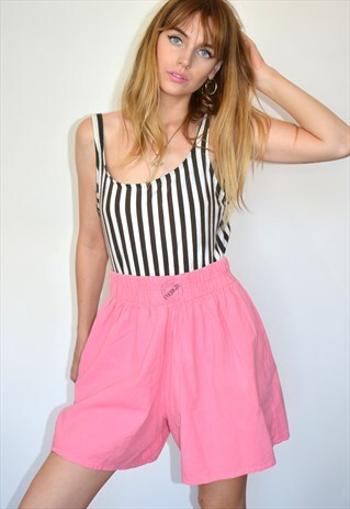 VINTAGE 90S PINK HIGH WAISTED SHORTS