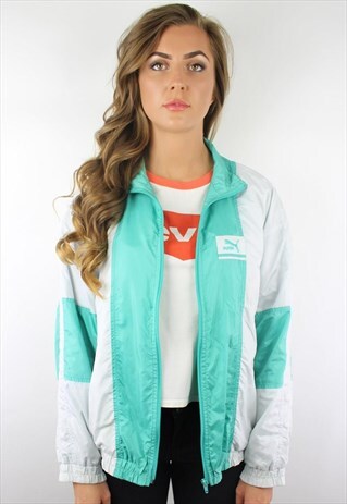 VINTAGE PUMA WINDBREAKER SHELL JACKET