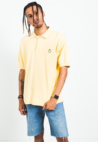 VINTAGE 90S POLO RALPH LAUREN CHAPS POLO T-SHIRT / 4388