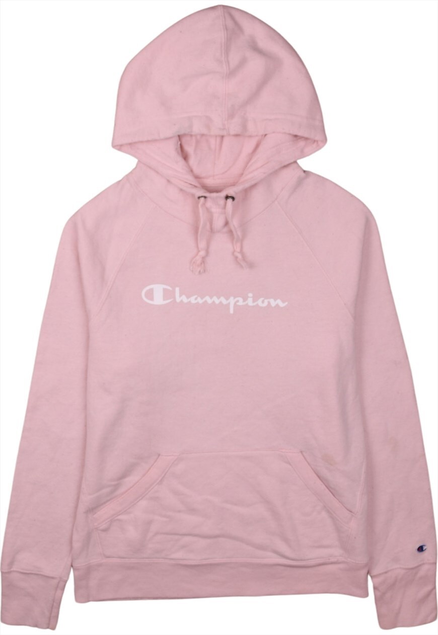 Pastel pink champion hoodie online