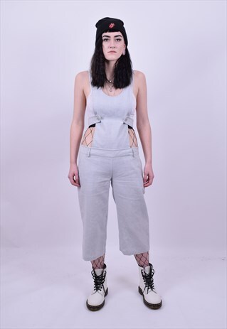 VINTAGE 90'S LIGHT BLUE CHECK PLAY SUIT FESTIVAL SIZE 10 12