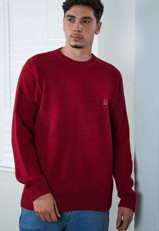 VINTAGE TOMMY HILFIGER SWEATER JUMPER 90S L 27.2