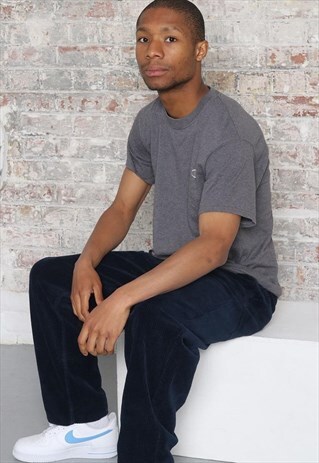 VINTAGE CHAMPION LOGO T-SHIRT GREY