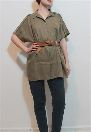 BOTTEGA VENETA UNFINISHED OVERSIZED SHIRT