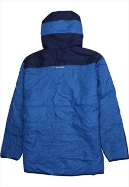 Vintage 90's Adidas Windbreaker Hooded Full Zip Up Blue
