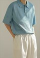 Men's Summer high-end knitted breathable polo top