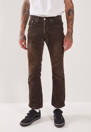 VINTAGE LEVI'S 707 STRAIGHT LEG CORDUROY TROUSERS