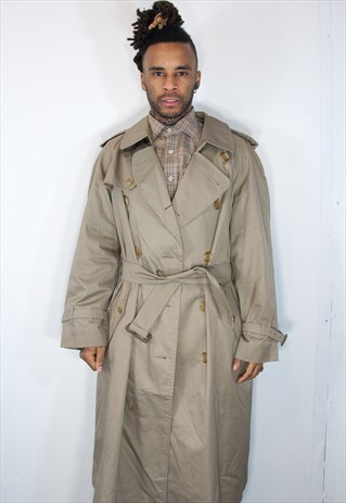 BURBERRY DOUBLE PANEL TRENCH COAT