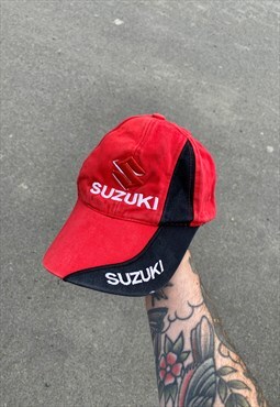 Vintage 90s Suzuki Embroidered Hat Cap
