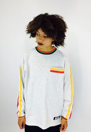 COLOURFUL 80S SPORT SWEATSHIRT