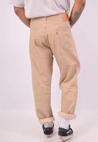 VINTAGE LEVI'S 501 JEANS SLLIM BEIGE