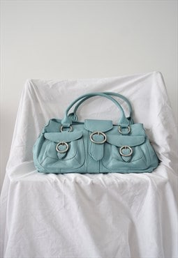 Vintage 00s Tommy & Kate Turquoise Hand Bag
