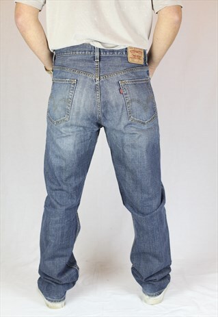 MENS VINTAGE LEVIS 505 JEANS W34 L32 REGULAR FESTIVAL 90'S