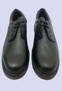 Black Shoes Mens UK9 Lace Up Steel Toe Safety Work