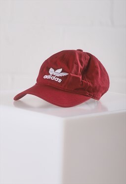 Vintage Adidas Originals Cap in Burgundy Summer Baseball Hat