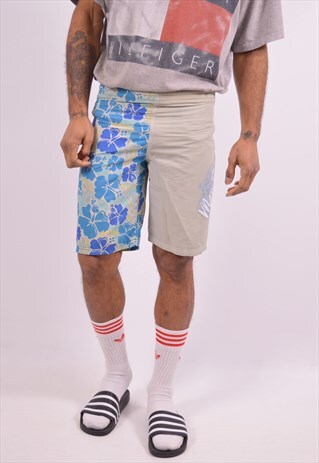 MENS VINTAGE SHORTS W30 KHAKI 90S