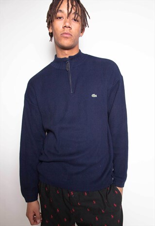 VINTAGE 90S LACOSTE STRIPED POLO JUMPER ID:3575