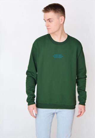 GREEN LOCATION (BLUE) SWEATSHIRT
