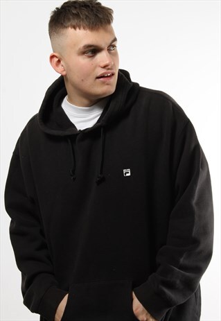 VINTAGE FILA LOGO HOODIE