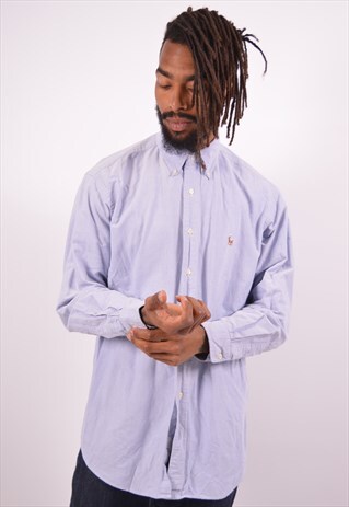 VINTAGE RALPH LAUREN SHIRT BLUE