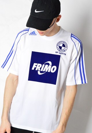 2006 WHITE ADIDAS SPORTS JERSEY T-SHIRT