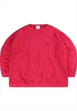 Vintage 90's Nike Sweatshirt Heavyweight Crewneck Burgundy