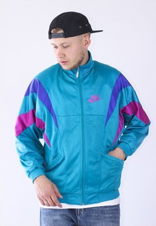 VINTAGE MENS NIKE TRACK TOP JACKET