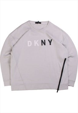 Vintage  DKNY Sweatshirt DKNY Crewneck Grey Medium