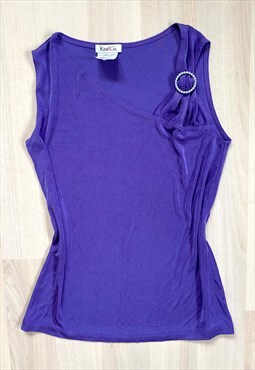 Vintage 90's/Y2K Purple Top