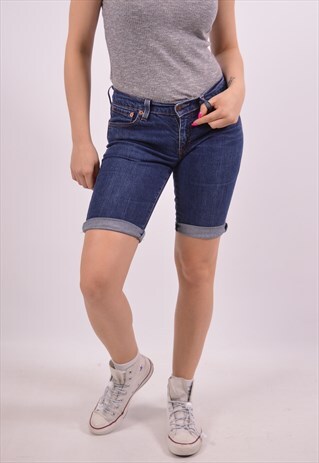 VINTAGE LEVI'S 544 DENIM SHORTS BLUE