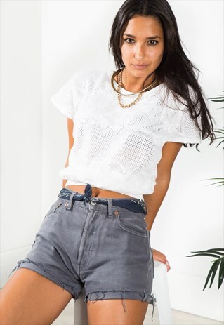 LAST UNITS SALES /VINTAGE 80S LEVI'S 501 DENIM SHORT / 4294
