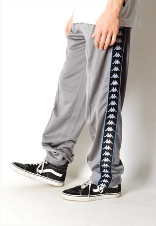 VINTAGE 90S GREY KAPPA PANTS