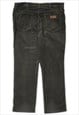 VINTAGE WRANGLER BROWN CORDUROY TROUSERS MENS