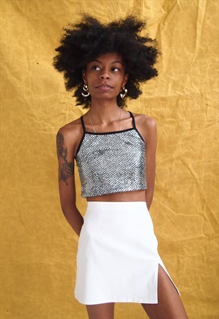 GLITTER CROP TOP