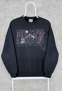 Vintage Disney Sweatshirt Grey Atlanta Georgia