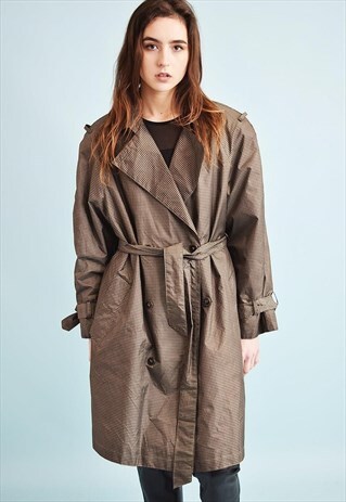 80'S RETRO OVERSIZED MINIMALIST WARM TRENCH COAT