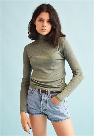90'S RETRO MINIMALIST TURTLENECK TEEN TOP