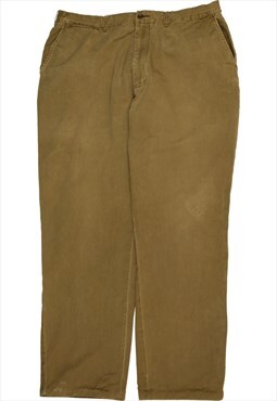 Vintage 90's Polo Ralph Lauren Trousers / Pants Casual Brown