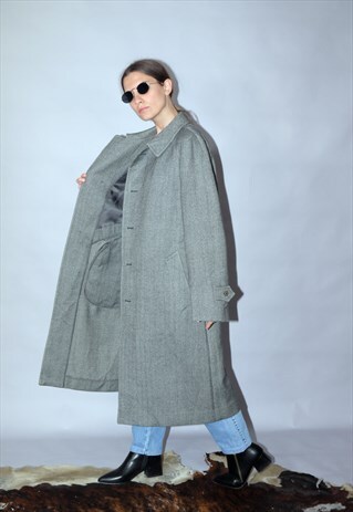 VINTAGE 80S WOOL COAT