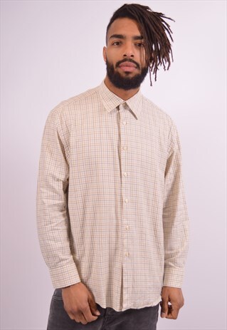 VINTAGE BARBOUR SHIRT CHECK BEIGE